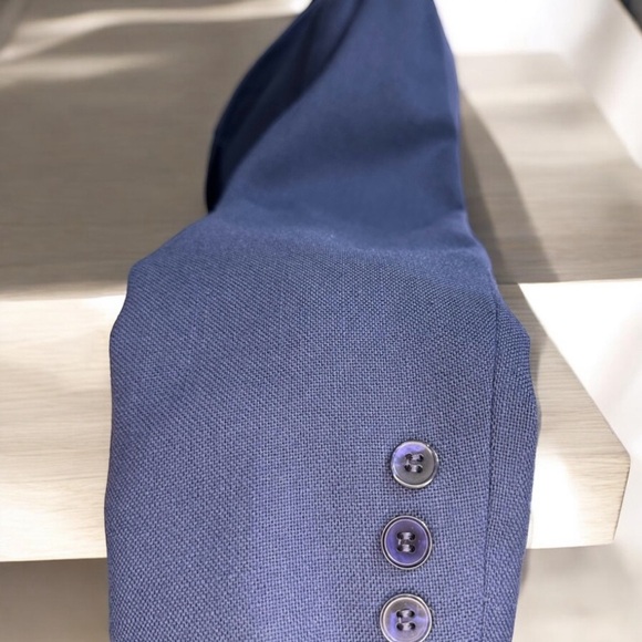 Vintage Rare Raspini 1980s Blue Women’s Blazer - Picture 8 of 14